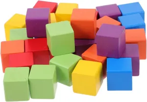 VICASKY 60pcs Colorful Cube Building Blocks Educational for Boys and Girls Spatial Imagination Creative Play for Parent Interaction and Learning Activities