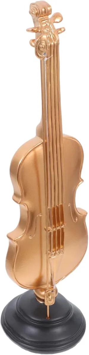 Vintage Violin Model Unique Musical Instrument Decor for Desk Living Room