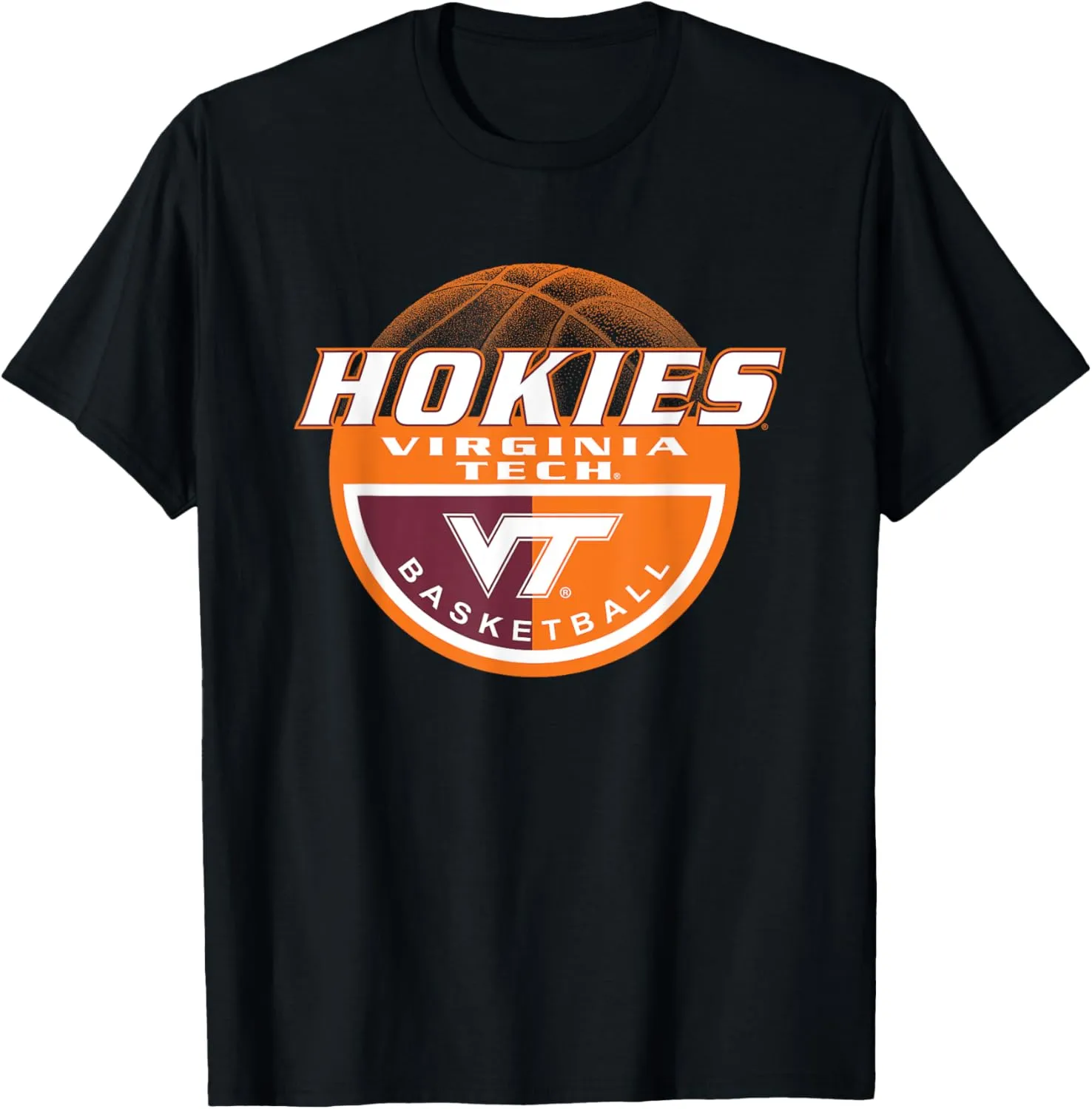 Virginia Tech Hokies Basketball Dunk Logo T-Shirt