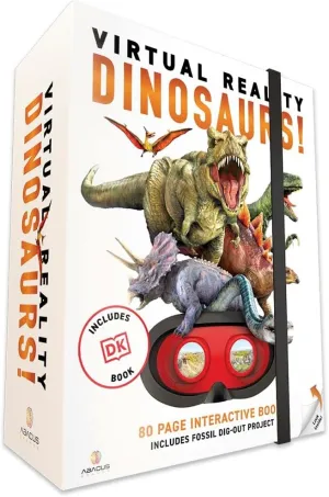 Virtual Reality Dinosaurs Gift Box - Illustrated Interactive VR Book and STEM Learning Activity Set - for Ages 8 and Up