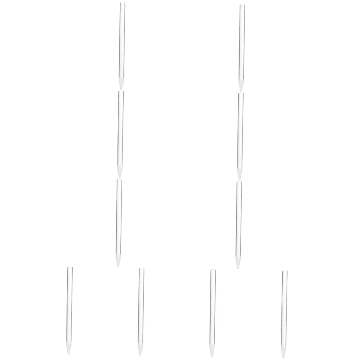 Wakauto Glass Grinding Stick Pointed Tip Sample Stick for Tubes Reusable Laboratory Tool for Efficient Sample Processing and Experimentation