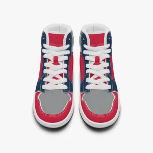 Washington Mystics Fan Unofficial High-Top Shoes, sneakers, and Trainers Unisex for Kids 202 Girls' High-Top Basketball Shoes by Niche Era.