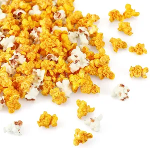Waydress 100 Pcs Miniature Fake Popcorn Artificial Figurines Resin Popcorn Models Mini Faux Props for DIY Earring Party Photo Dollhouse Kitchen Christmas Decoration, Mixed Color