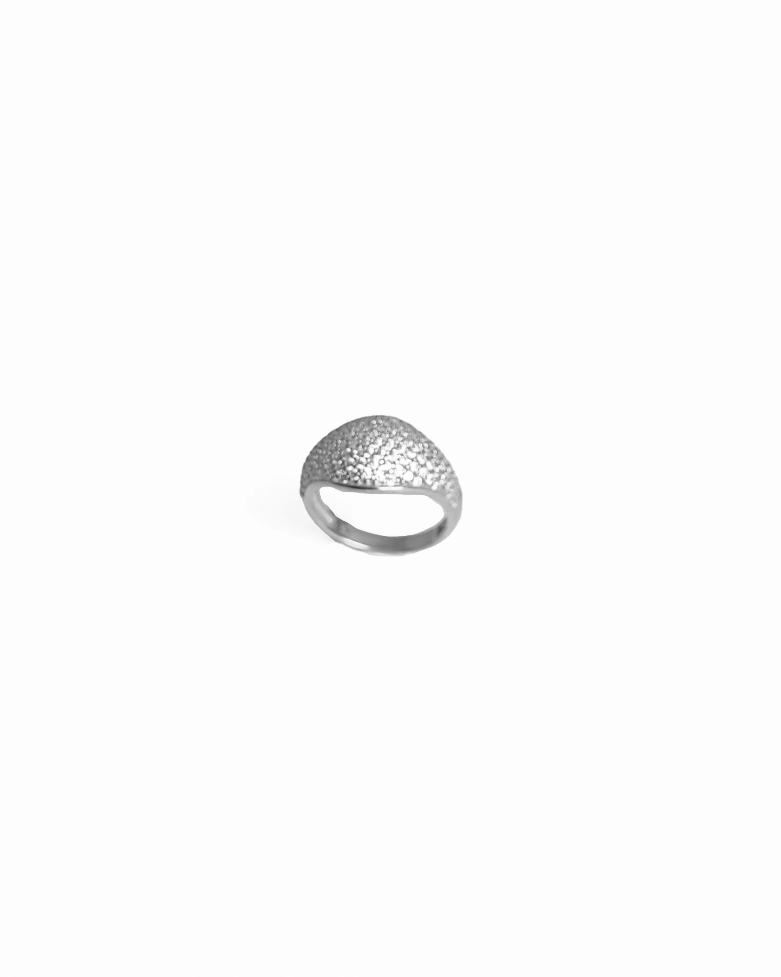 White Stone Silver Little Finger Ring of Above the colorful Rings