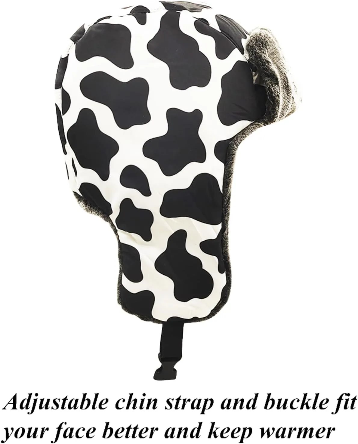 Winter Hunter Hat for Men and Women with Buttons for Cold Weather Warm Aviator Hat