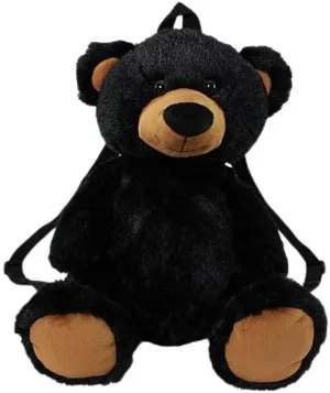 WISHPETS – Bear Backpack Plush Stuffed Animal – 16 Inch Soft Plushie Toy – Functional Cuddly Backpack for Travel & School – Kids Toddlers