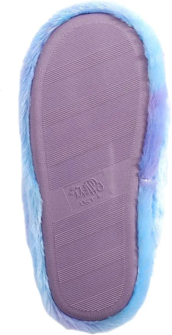 Womens Cozy Slippers for Girls & Kids - Fluffy Sloth Slippers for House