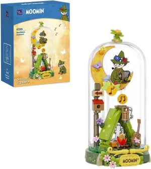 Wonderland Snufkin's Concert Building Block Set, Musical Scene with Detailed Figures, Creative Construction Toy for Adults, Ideal Gift for Hobbyists and Collectors