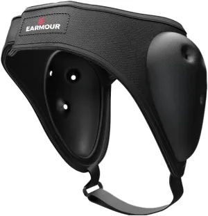 Wrestling Headgear with Adjustable Ear Guard - Youth Chin Protection, Design for Ultimate Comfort and Safety in Every Match, Black