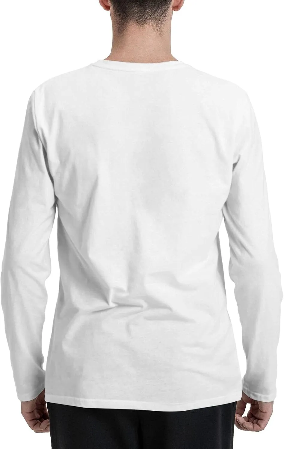 XENITE Molly Music and Hatchet Men's Long Sleeve Crewneck T-Shirts Base Layer Shirt Gym Athletic Tee Black