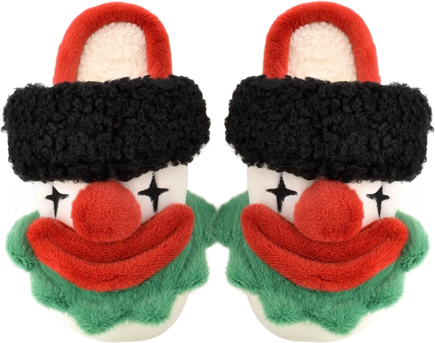 XIXITIAO Slippers For Women,Cow Slippers,Womens Fuzzy Slippers,Cute Animal Cartoon Fluffy Plush House Slippers For Women Men Indoor
