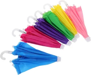 YARNOW 6Pcs Miniature Umbrella for Dollhouse Decor and Photography Props Parasol Accessories