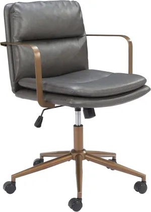 Zuo Birao Office Chair Gray