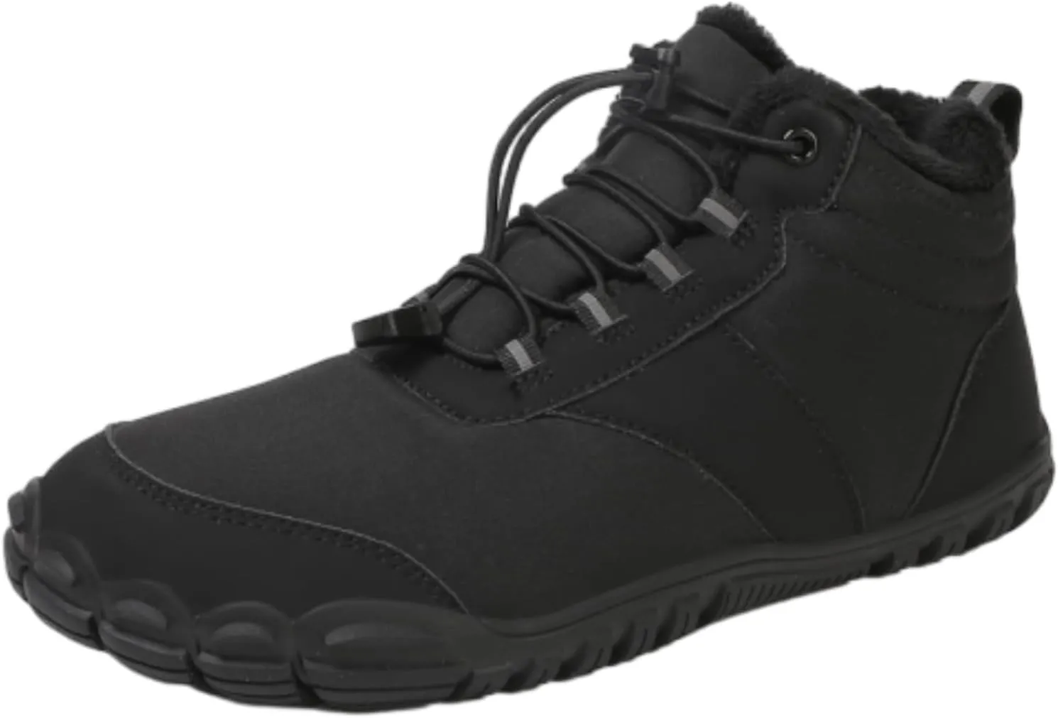 Zureto Hike Winter Footwear Barefoot Shoes Women Men, Autumn Winter Waterproof Wide Toe Box Barefoot Shoes Walking Boots